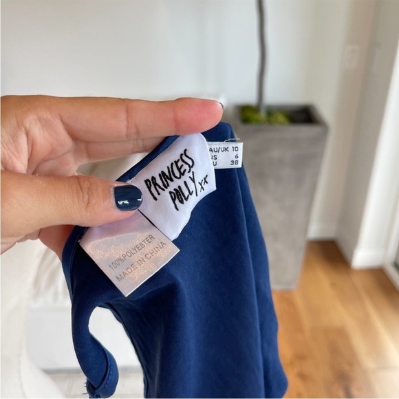 Princess Polly Blue Julia Top - Picture 3 of 4